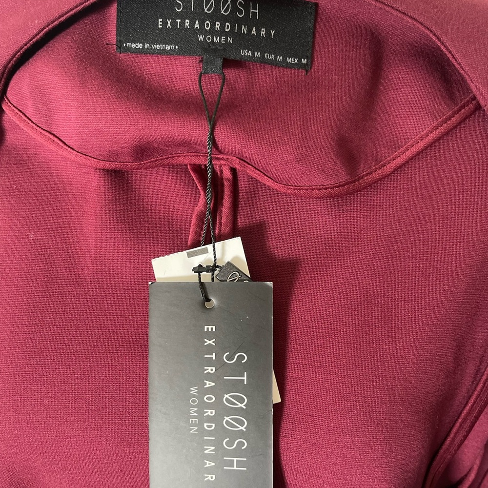 Deep Red Burgundy Blazer - Picture 6 of 7